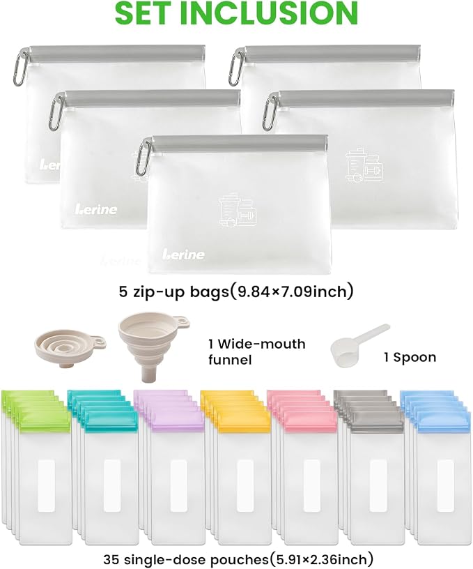 40 Pack-35 Single Dose 5 Large Zip