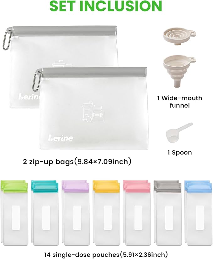 16 Pack-14 Single Dose 2 Large Zip