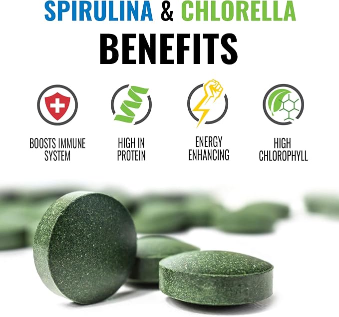 Spirulina Chlorella (Travel Size)