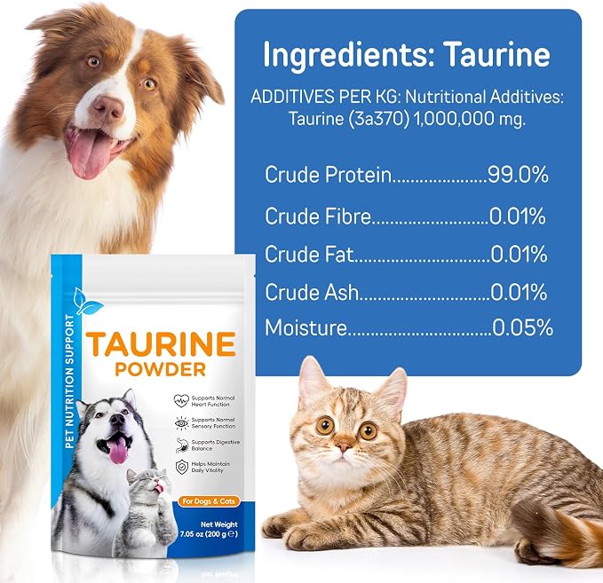 Taurine for Dogs & Cats