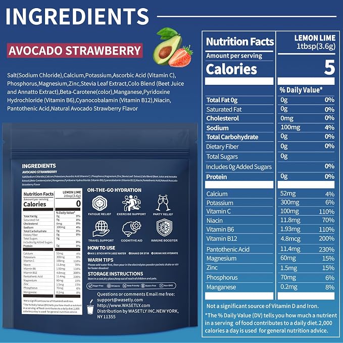 Green (Avocado Strawberry Flavor)